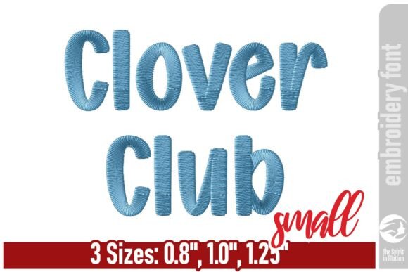 Clover Club Playful Embroidery Font