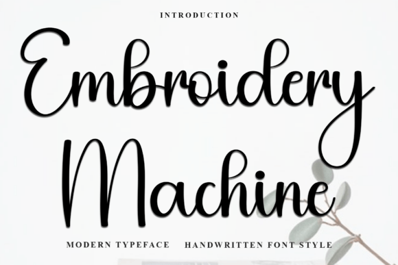 Embroidery Machine