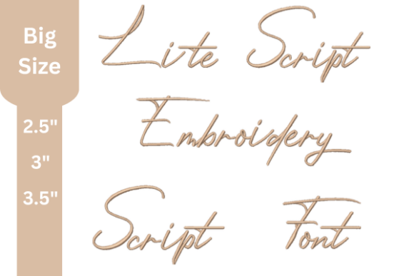 Lite Script Embroidery Font Review