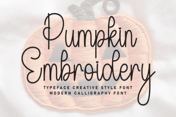Pumpkin Embroidery