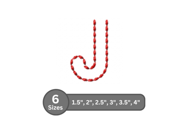 Soft Cord Alphabet -J