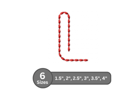 Soft Cord Alphabet -L