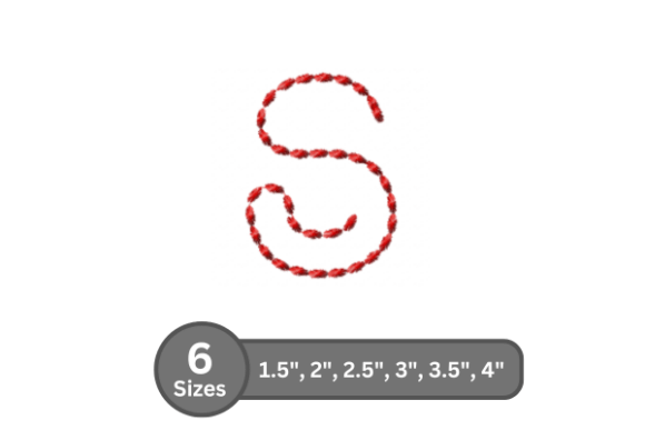 Soft Cord Alphabet -S